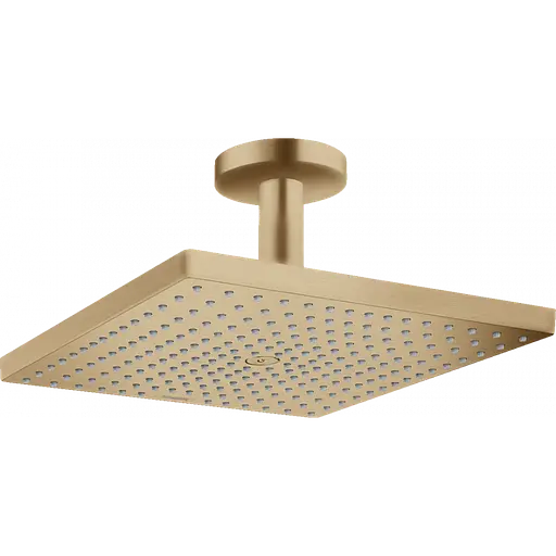 Верхний душ Hansgrohe Raindance Select E 300 1jet Air с потолочным держателем Brushed Bronze 26250140, Бронза - фото 1