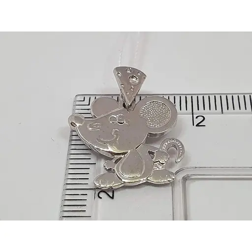 Срібна підвіска Vegas Мишеня. 30069Р - фото 4