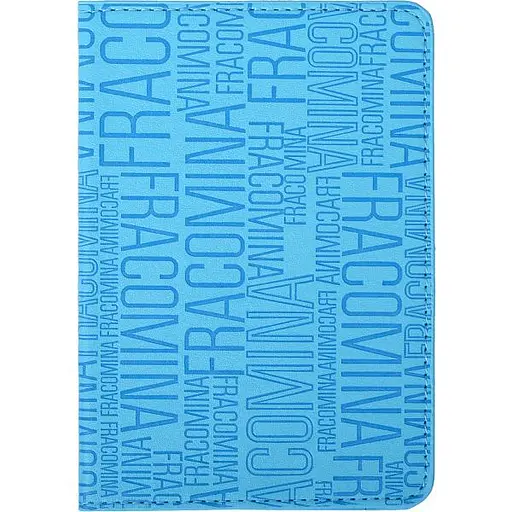 Обложка на паспорт-книжку "Буквы" PDV-06 Color-it (6973795230508) Голубой - фото 1