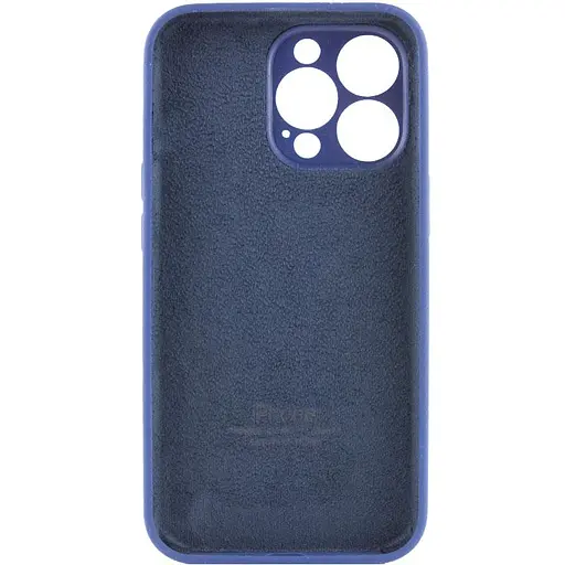 Чехол Epik Silicone Case Full Camera Protective AA для Apple iPhone 15 Pro Max 6.7 Синий/Deep navy - фото 2