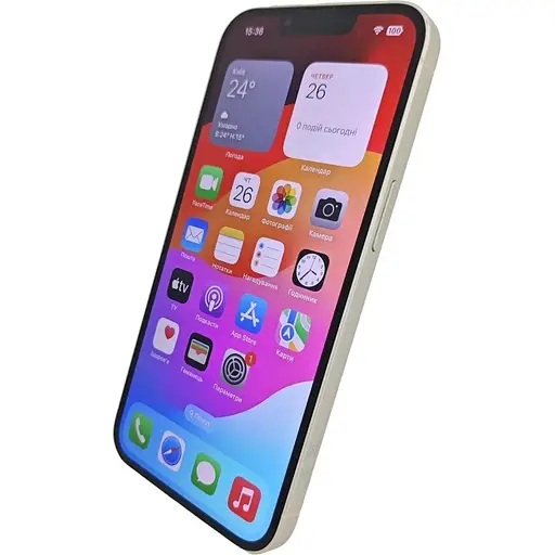 Смартфон Apple iPhone 13 128Gb Starlight A2633 (MLPG3ZD/A) (M5P6PXMKJK) Б/В - фото 1