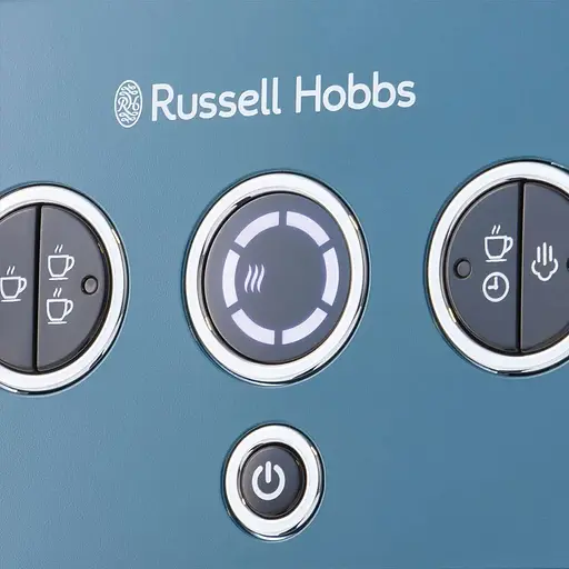 Кофеварка рожковая Russell Hobbs 26451-56 Distinctions синий - фото 9