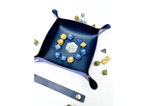 Настільна гра Планета Ігор Лоток для кубиків D20 (синій) (Dice tray D20 navy) (pi-dt014) - фото 5