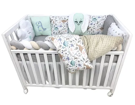 Дитячий набір Moontime у ліжечко "Динозаврики" - фото 1