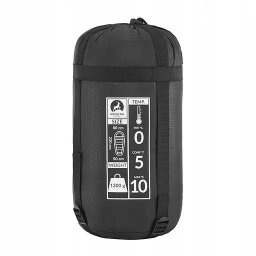 Спальный мешок (спальник) кокон Mountain Goat Pro+ MG0016 0 ...+10°C R Black/Olive (P-5905973400978) - фото 8