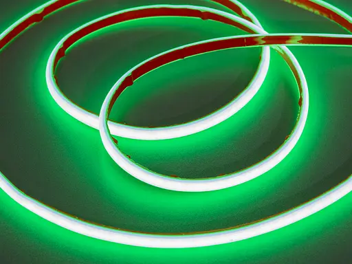 Світлодіодна стрічка 220в, 320 штм, герметична, 10мм, зелений - фото 1