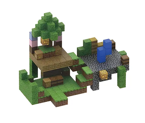 Магнітний конструктор Minecraft Ліс на 216 деталей (MRA-H064) - фото 2