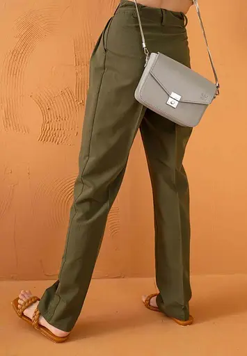 Жіноча шкіряна сумочка Yoko сіра - фото 6