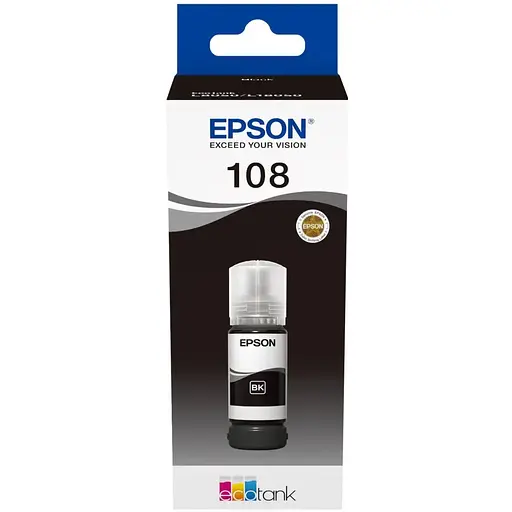 Epson Контейнер з чорнилом 108 EcoTank L8050/L18050 black