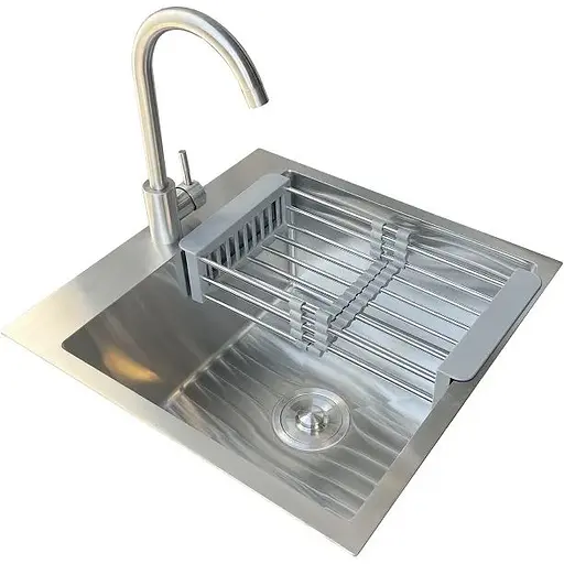 Комплект мийка + змішувач Romzha Arta U-450 (A) - фото 3