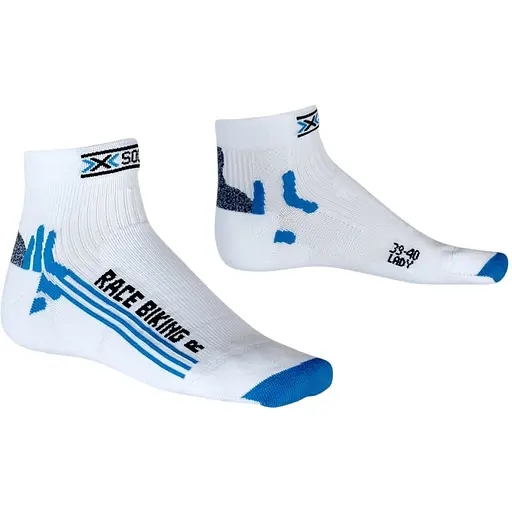Шкарпетки X-Socks Bike Racing Woman 35-36 Білий/Синій (1068-X20324 35-36)
