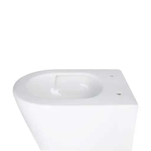Унитаз подвесной Qtap Swan безободковый Ultra Quiet с сиденьем Soft-close QT16335179W, Белый - фото 7
