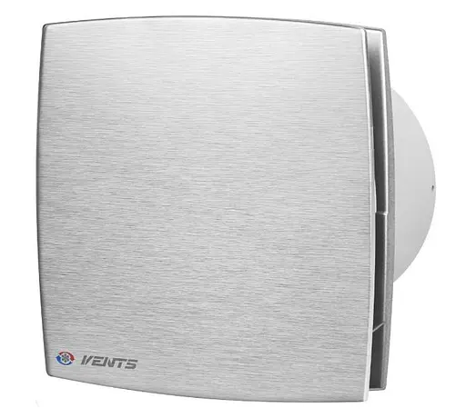 Вентилятор бытовой вытяжной Vents 125 ЛДА Алюминий матовый 30412 - фото 1