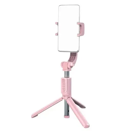 Монопод-трипод Baseus Lovely Uniaxial Bluetooth Folding Stand Selfie Stabilizer Pink - фото 5