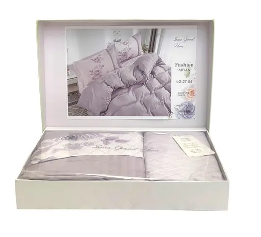 Постельное белье Laura Grand 27-04 - евро комплект 2 наволочки 50x70 см - фото 2