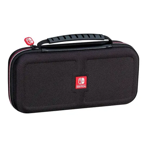Ігрова консоль Nintendo Switch Gray (Upgraded version) + Чохол Deluxe Travel Case (Black) + Захисне скло - фото 5