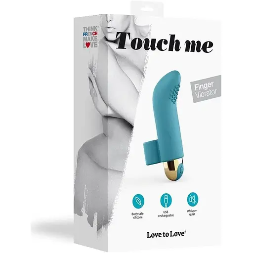 Вібратор на палець Love To Love Touch Me Petrole - фото 5