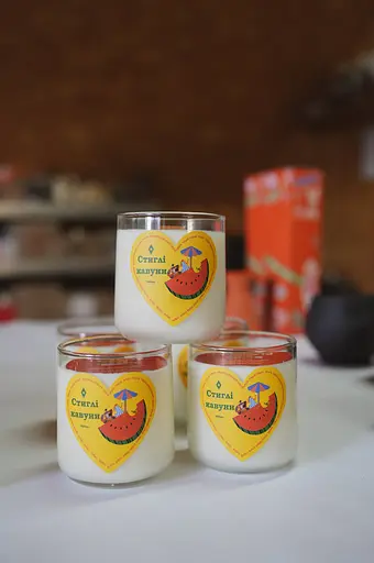 Свічка Стиглі кавуни 260 мл 30 год соєвий віск - фото 4