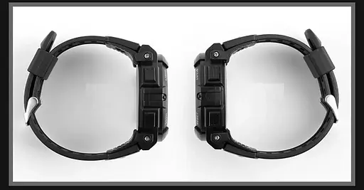 Часы мужские спортивные с компасом Skmei 1290 (Черные) - фото 7