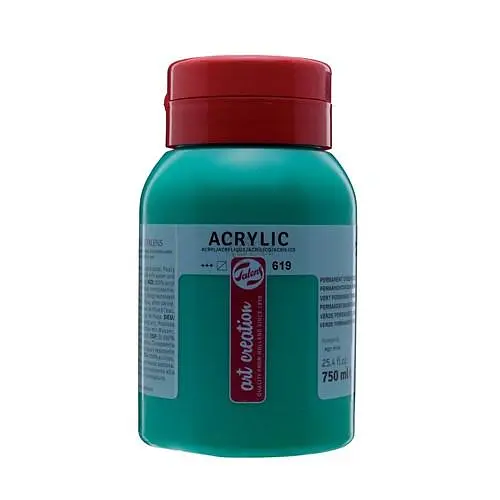 Фарба акрилова Talens Art Creation 619, Перм. зелений темний 750 мл