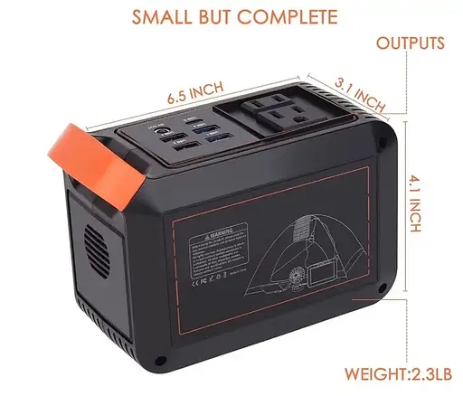 Портативна електростанція Marbero 88Wh 24000mAh зовнішній акумулятор - фото 3