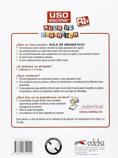 Uso escolar aula de gramatica. A2+ Libro - фото 2