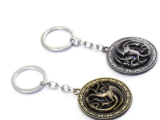 Брелок Таргарієнов Гра Престолів House Targaryen Game of Thrones GT 3.55 - фото 5