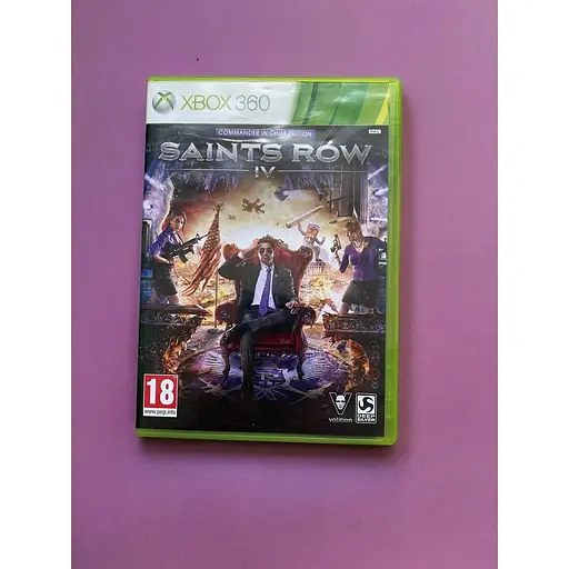 Диск с игрой на Xbox 360 лицензия Saints Row 4, игра на Xbox 360 Saints Row 4