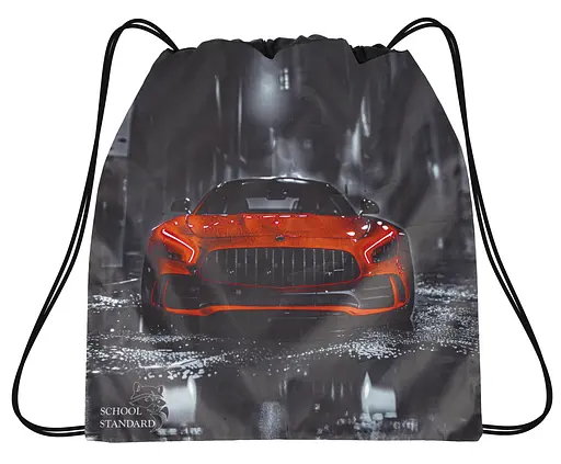 Мешок для сменной обуви для мальчика c Машиной School Standard MSS-50