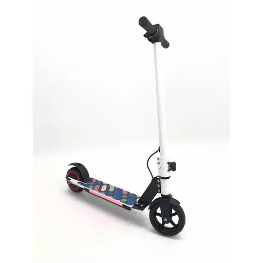 Детский Электросамокат E-Scooter ES3 LED Белый - фото 3
