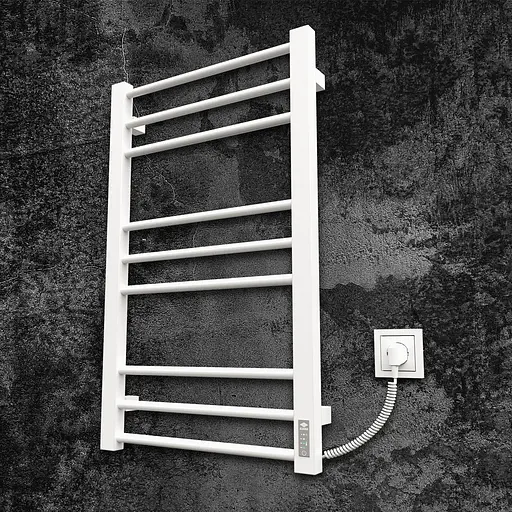 Електрична рушникосушарка Kosser Степ 800x500 ER тайм. білий ДСТ02ERW, Білий матовий, Праве - фото 1