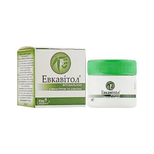 Фитобальзам "Эвкавитол" с эвкалиптом и шалфеем, 20 мл