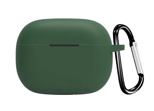 Чохол-накладка DK для Realme Buds T300 Silicone Candy Friendly з карабіном (017219) (green) - фото 3