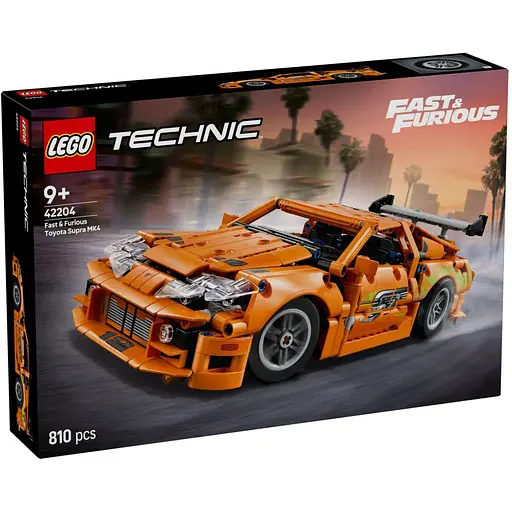 Конструктор LEGO Technic Fast and Furious Toyota Supra MK4, 810 деталей (42204) - фото 2