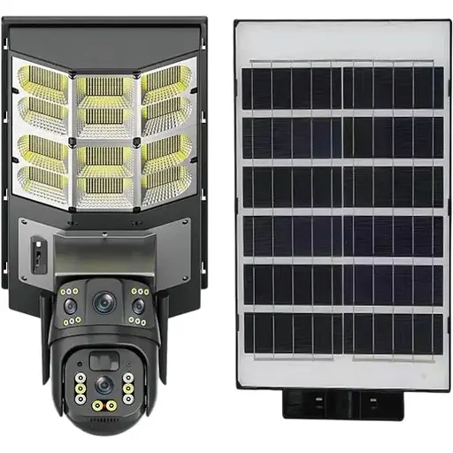 Камера видеонаблюдения Ajax PTZ уличная Wi-Fi+LED лампа+солнечная панель (SPM-XA01/T19-4G)