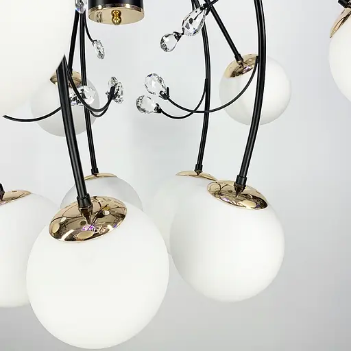 Люстра на 6 або 10 плафонів в двох кольорах Line.F Кількість ламп 10 - фото 7