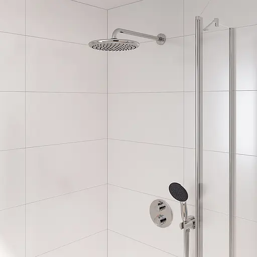 Душова система прихованого монтажу термостатична Grohe QuickFix Precision Grohtherm 34883000, Хром - фото 5