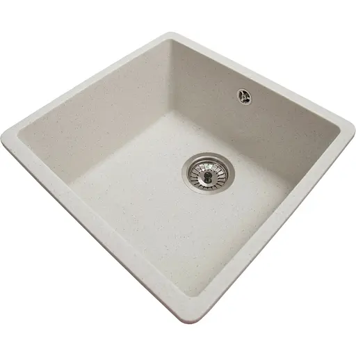 Кухонна мийка Romzha Mira U-400 Biela (101) - фото 4