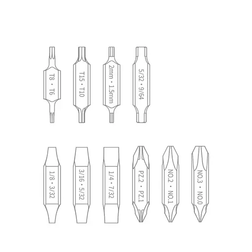 Набір біт для Nextool Flagship Captain та Pocket tool - фото 5