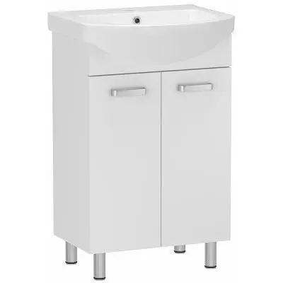 Тумба для підлоги RJ Soft-L з умивальником Runa L81970000 70 см Білий RJFU023-0170WHSET(RJFU023-0170WH+L81970000) Білий - фото 1