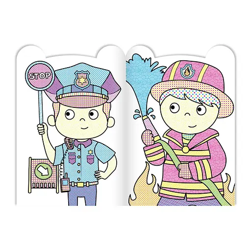 Детская раскраска "Water Book Смельчаки" Апельсин РМ-82-04, 6 листов - фото 2