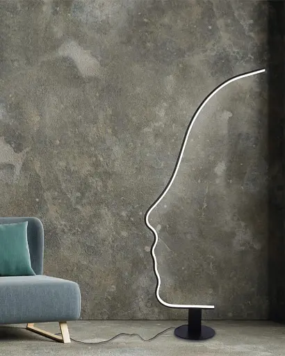 Торшер Goldlux 330154 Stranger LED 1x25W 4000K 3000Lm IP20 черный - фото 2