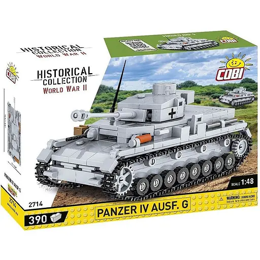 Конструктор Cobi Друга світова війна Танк Panzer IV, 390 деталей (COBI-2714)