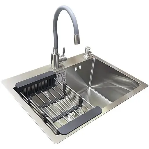 Комплект мойка + смеситель Romzha Arta U-550S (C) - фото 4