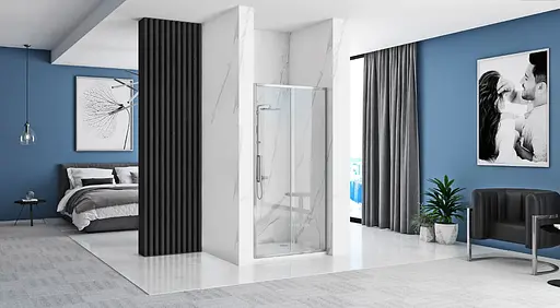 Душевые двери Rea Rapid Slide 110 хром REA-K5601 - фото 2