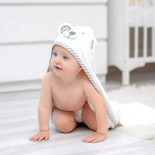 Рушник Lovely Svi дитячий з капюшоном в подарунковій коробці, 90 х 90 см (8692694) - фото 4