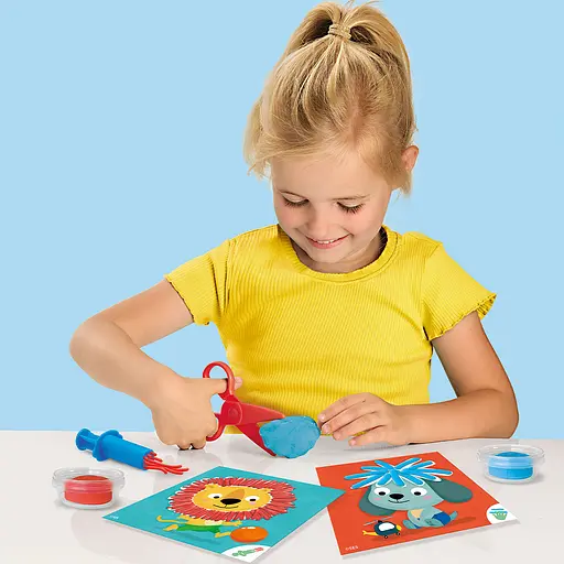 Уценка. Набор для лепки SES Creative My first Веселая Парикмахерская (14407S) - фото 4