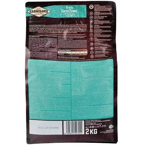 Сухой корм Carnilove Fresh Carp & Trout для стерилизованных кошек рыба 2 кг - фото 3