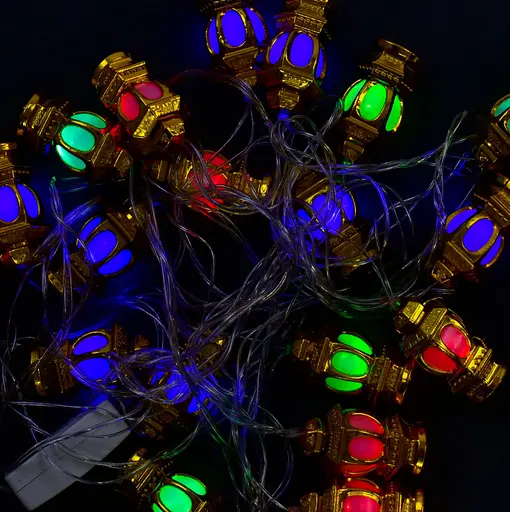 Гірлянда світлодіодна С 31302, 5 м, мультиколор, від мережі 220 В