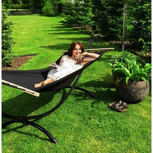 Гамак з каркасом Di Volio Rimini чорний - фото 7